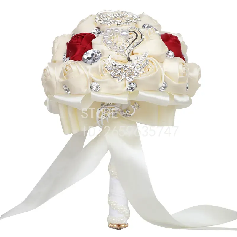 Wedding Supply Factory - for Rhinestone Bride Holding Bouquet Wedding