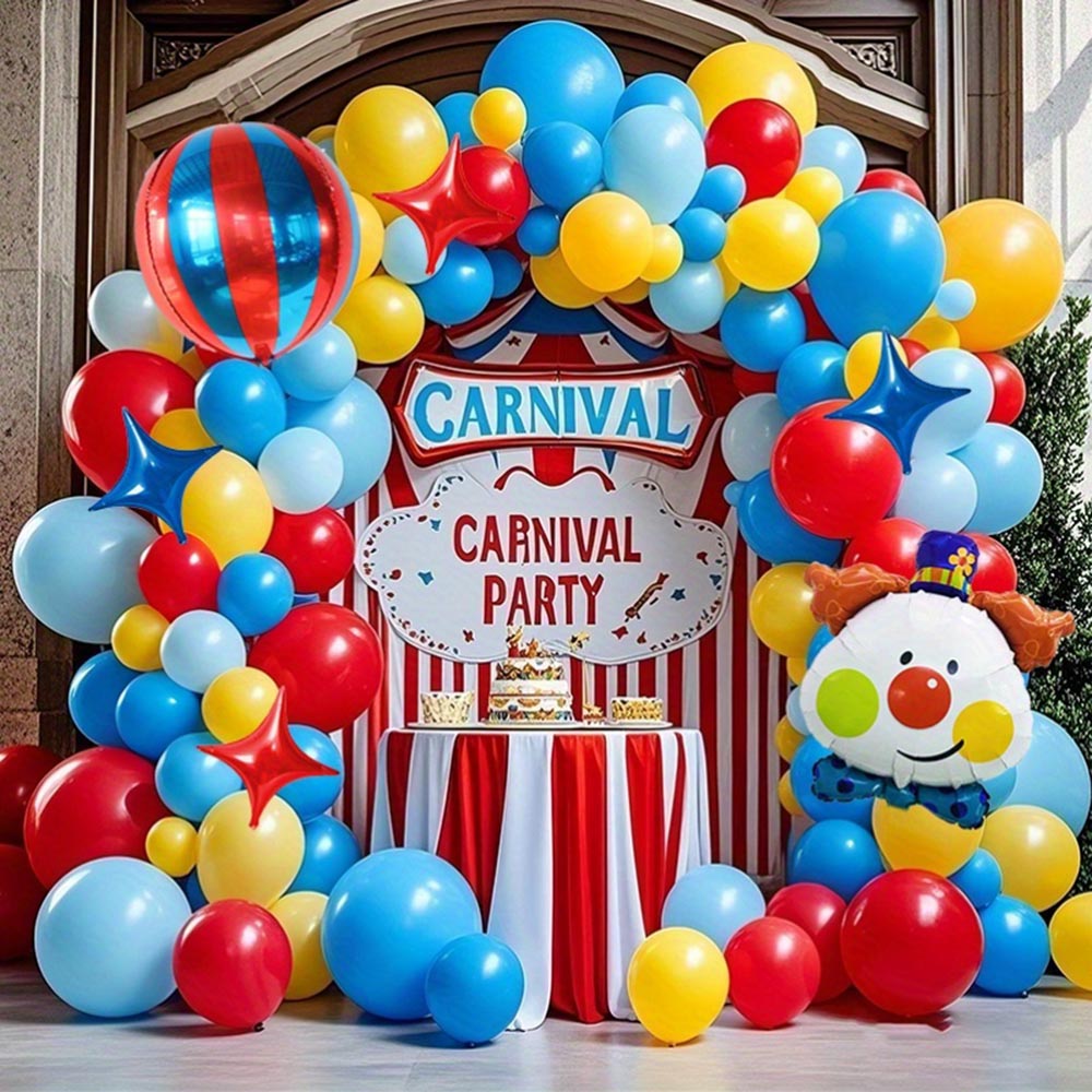 Wedding Day Supply Kit - Cartoon Clown Garland Arch Kit Balloons