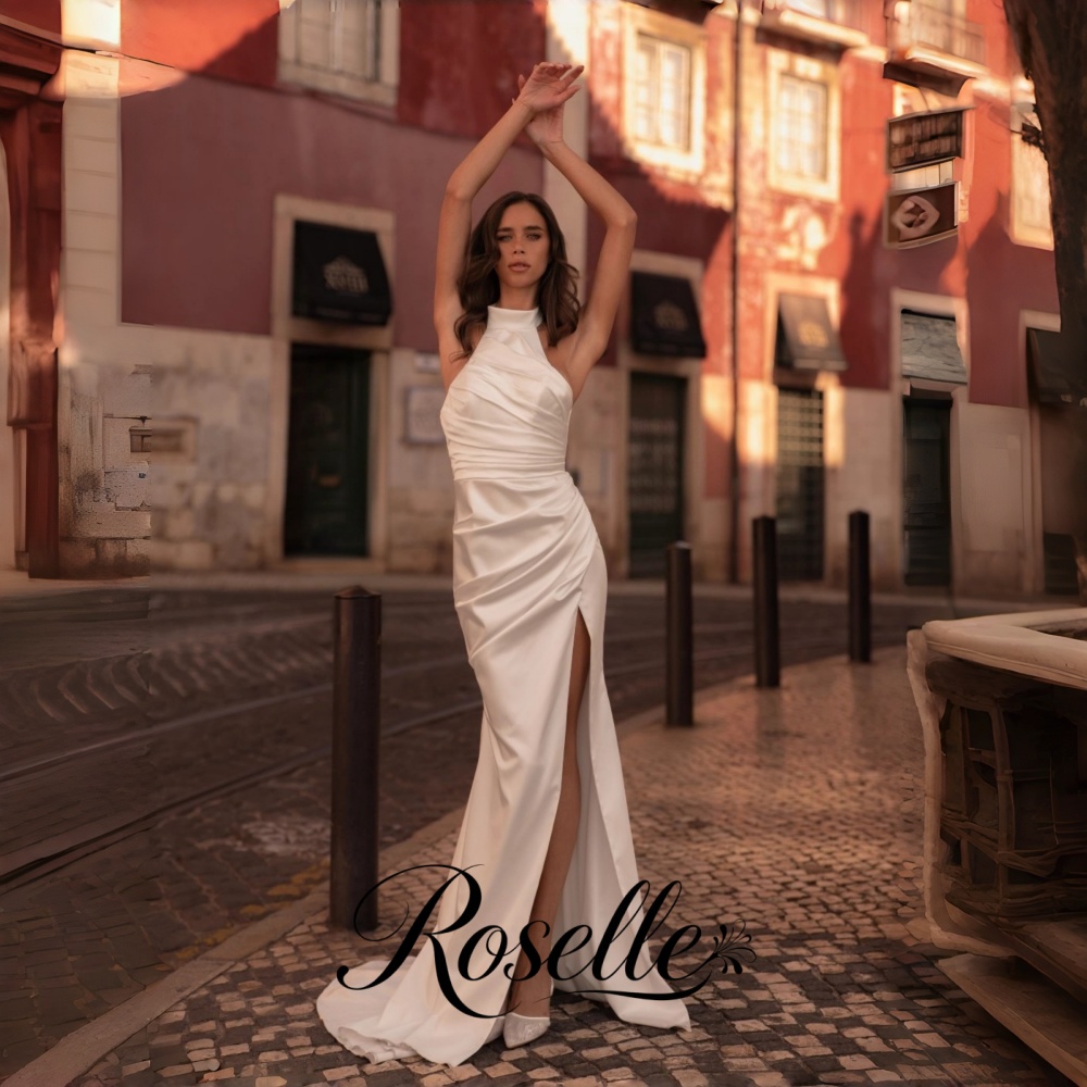 ROSELLE Halter Sleeveless Merm - огляд і ціна Wedding Qw