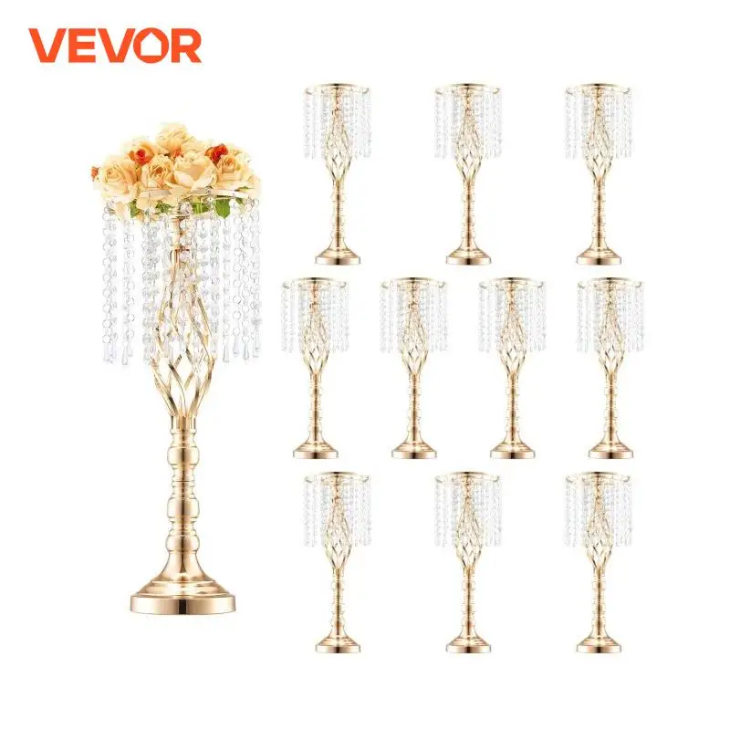 VEVOR Tall Crystal Wedding Flo - огляд і ціна Centerpiece Vase Tall
