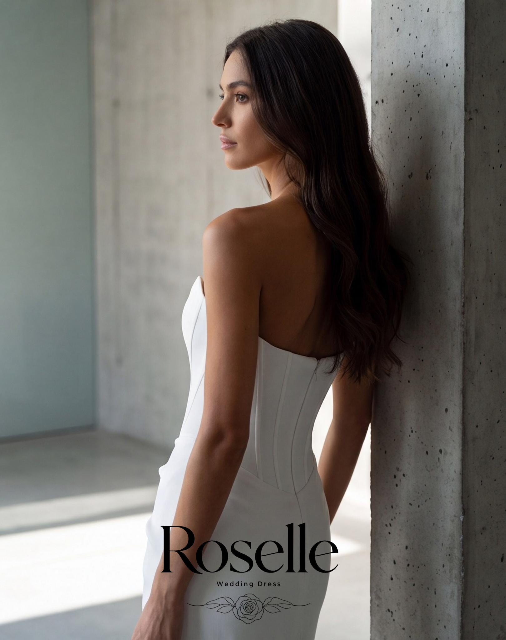 ROSELLE Mermaid Simple Elegant - огляд і ціна Wedding Qw