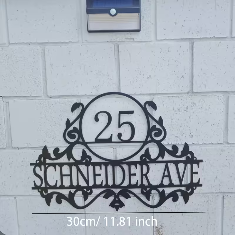 Custom Metal House Number & St - огляд і ціна Wedding Party Supply