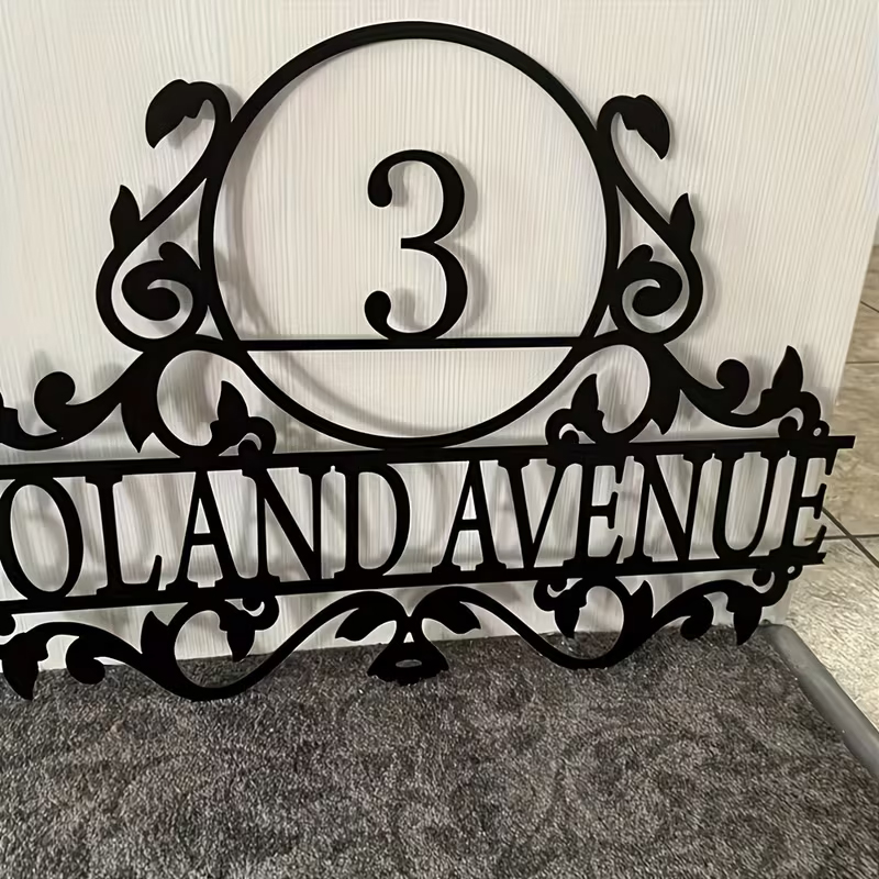 Custom Metal House Number & St - огляд і ціна Wedding Party Supply