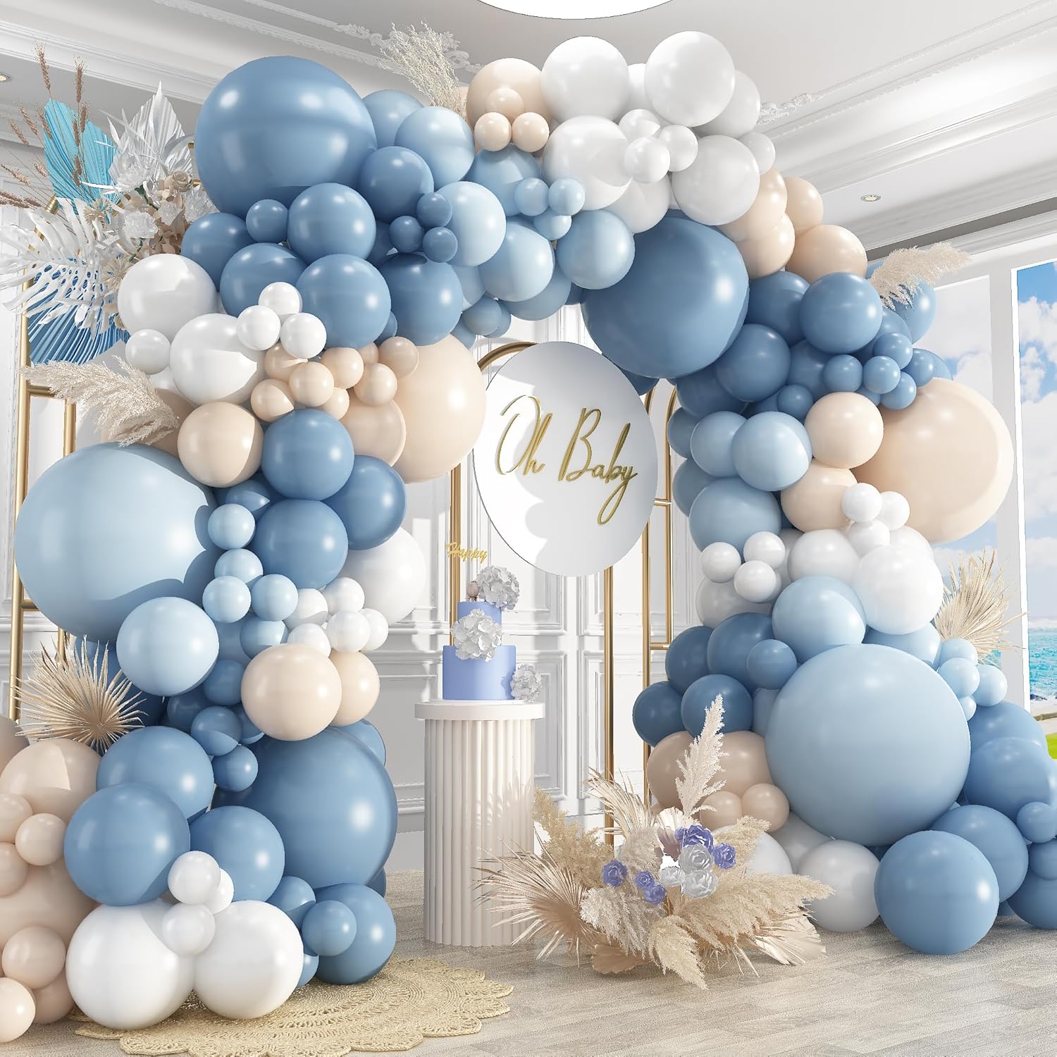 Dusty Blue Sand White Latex Ba - огляд і ціна Wedding Supply Kit
