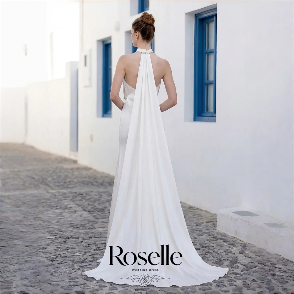 ROSELLE Halter Sleeveless Merm - огляд і ціна Wedding Qw