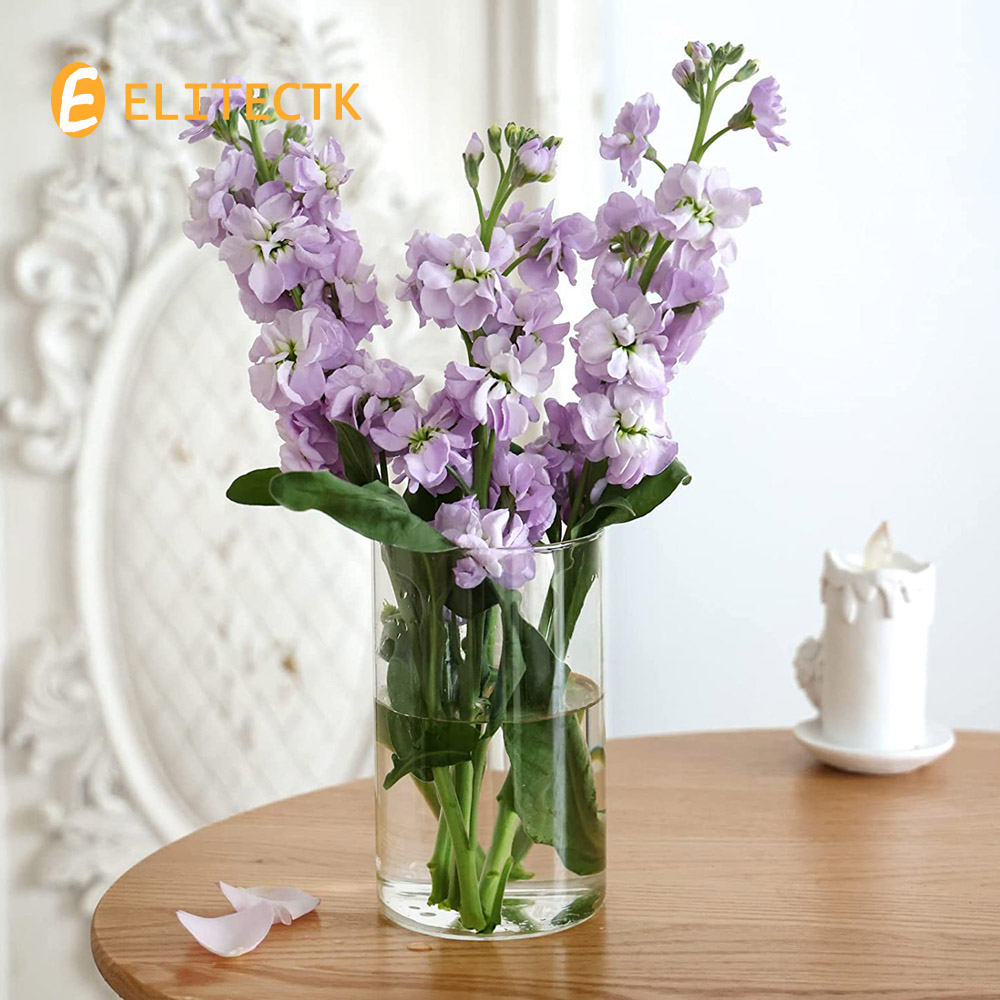 Glass Cylinder Vase Hurricane  - огляд і ціна Centerpiece Vase Tall
