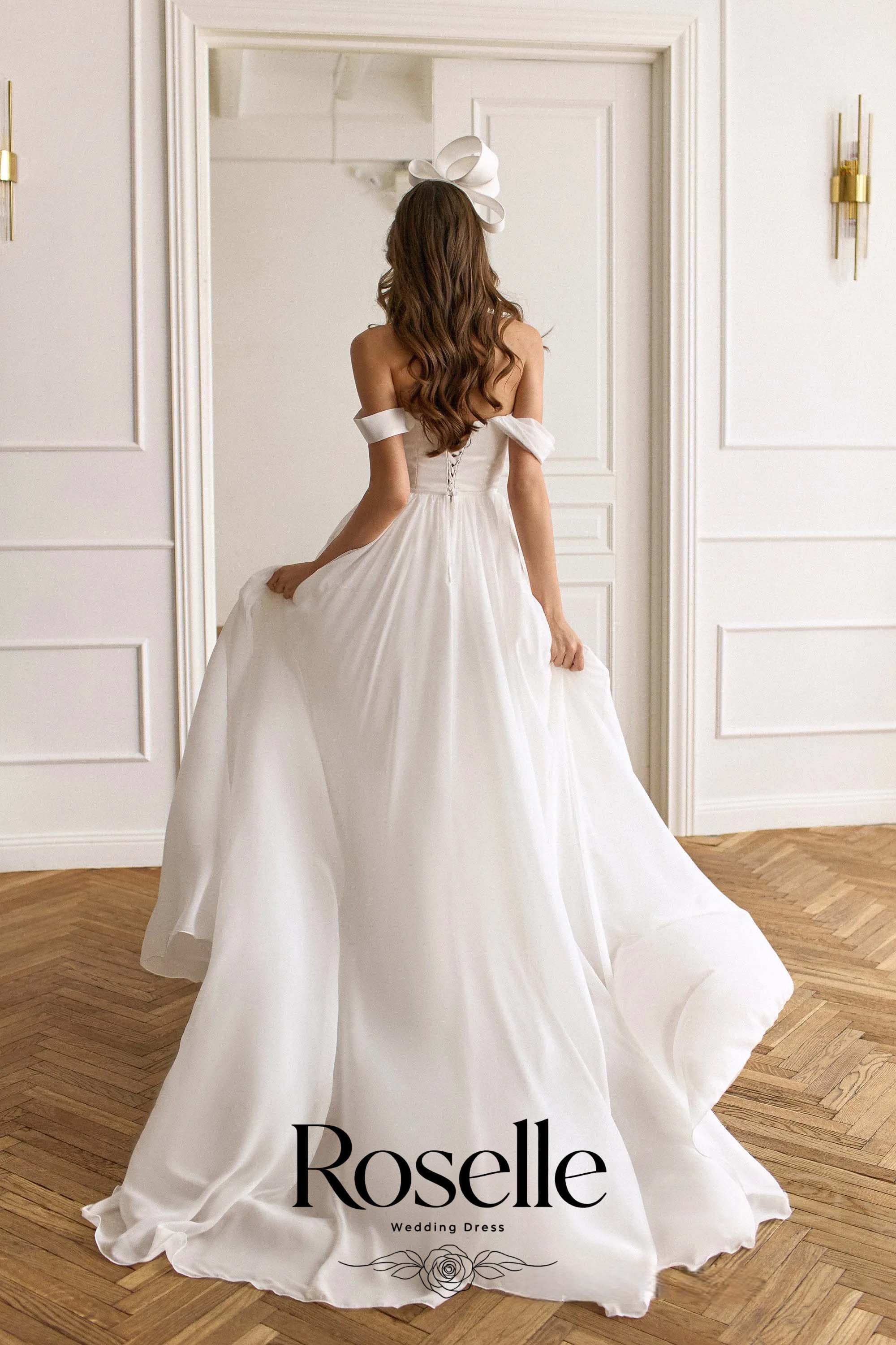 ROSELLE V-Neck A-Line Elegant  - огляд і ціна Wedding Qw