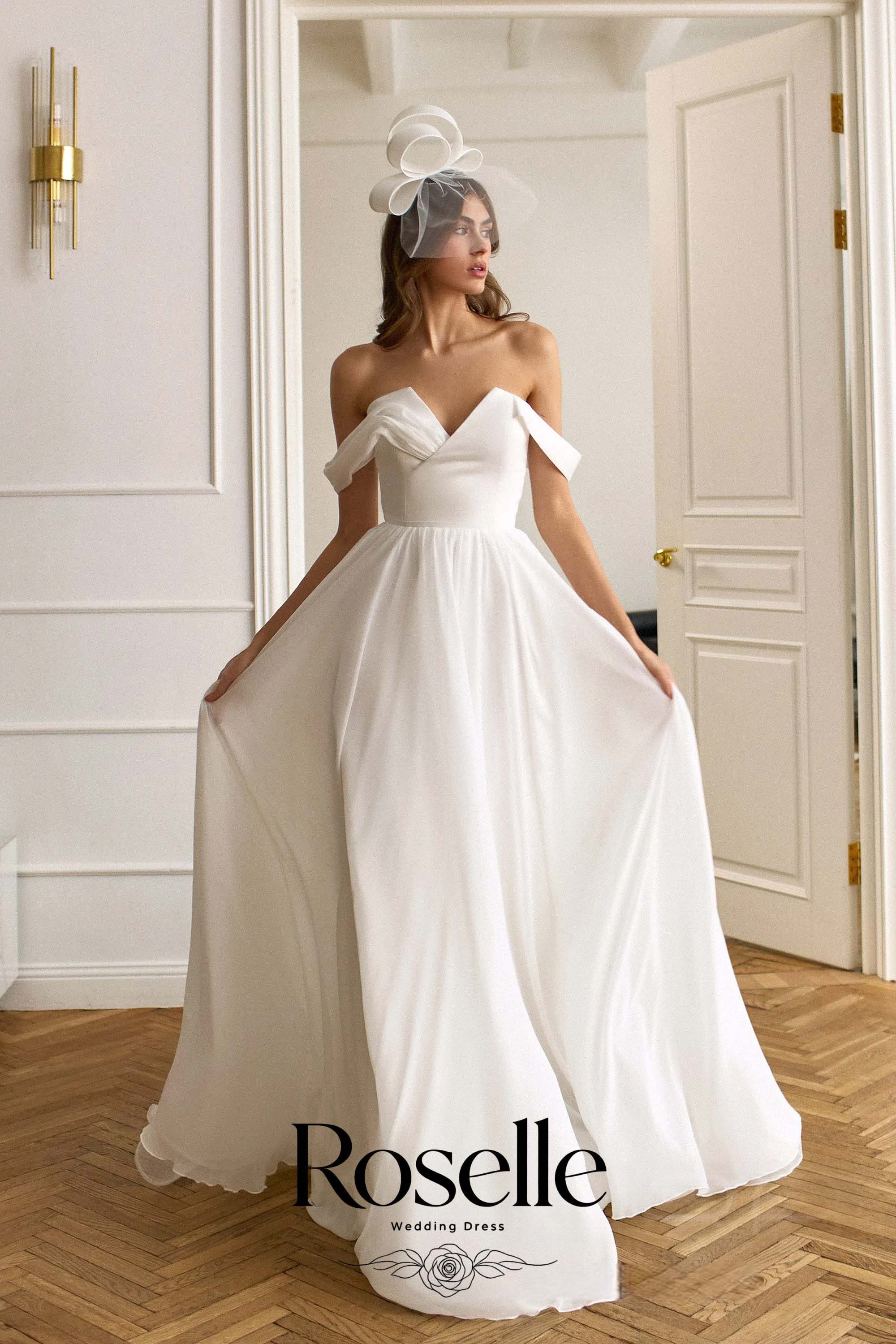 ROSELLE V-Neck A-Line Elegant  - огляд і ціна Wedding Qw