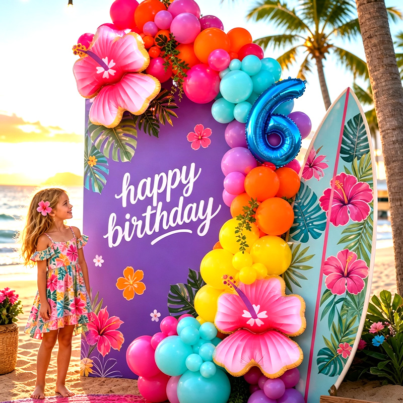 Hawaii Tropical Balloon Arch K - огляд і ціна Wedding Day Supply Kit
