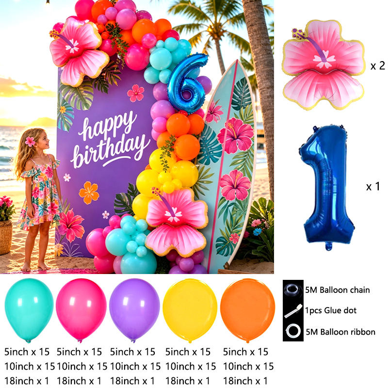 Hawaii Tropical Balloon Arch K - огляд і ціна Wedding Day Supply Kit