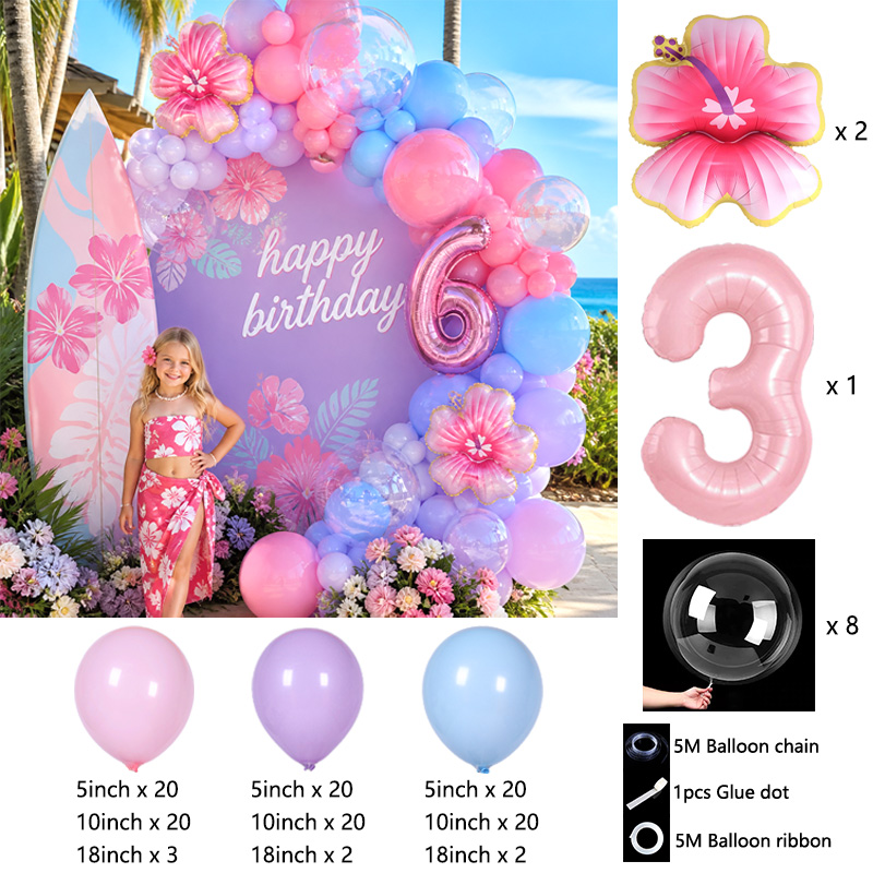Hawaii Tropical Balloon Arch K - огляд і ціна Wedding Day Supply Kit