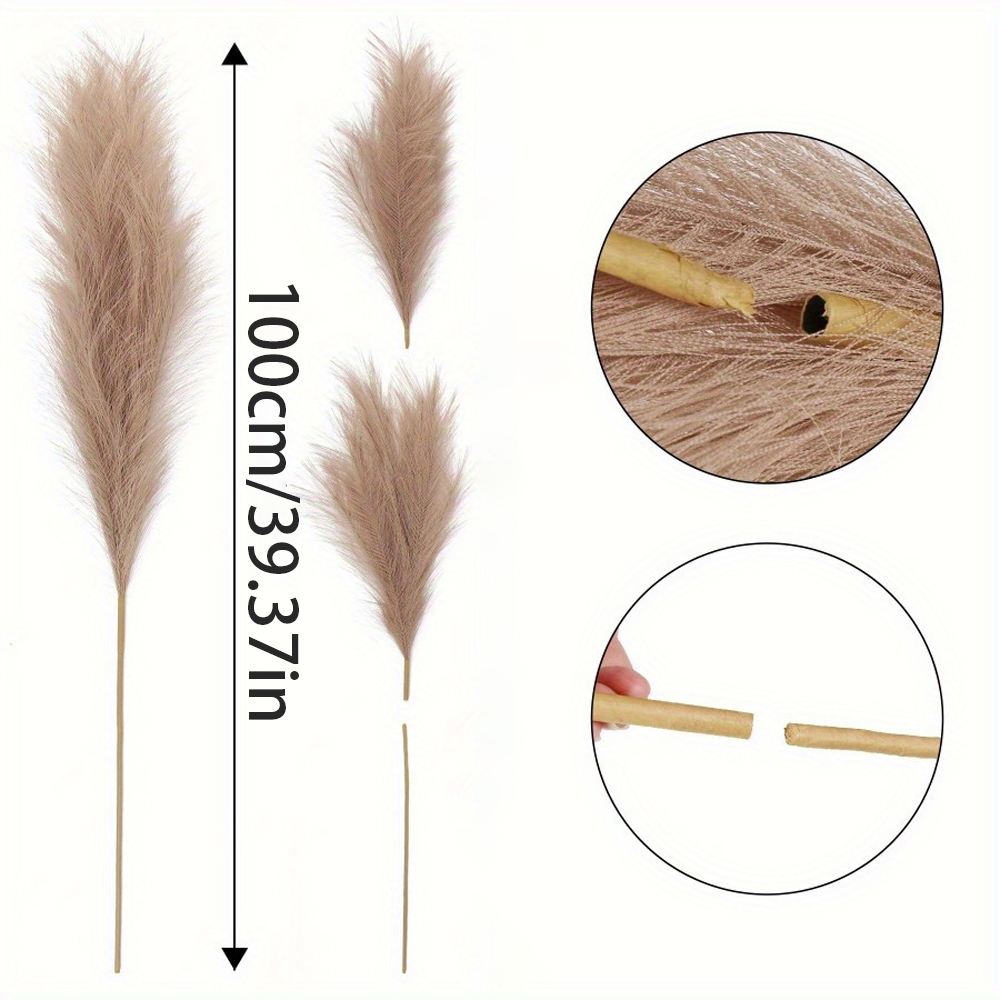 39 Inch Large Pampas Grass Art - огляд і ціна Centerpiece Vase Tall