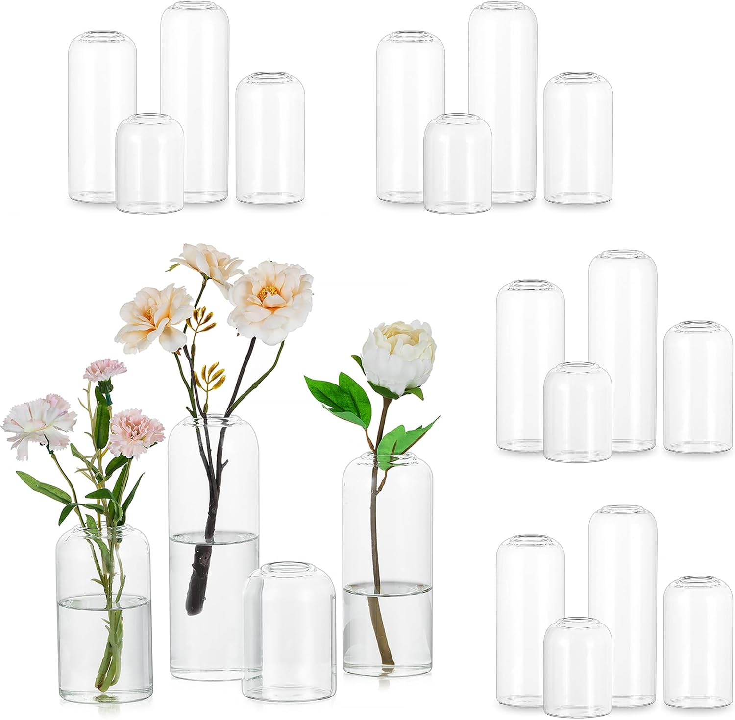 Hewory Glass Bud Vases for Flo - огляд і ціна Centerpiece Vase Tall