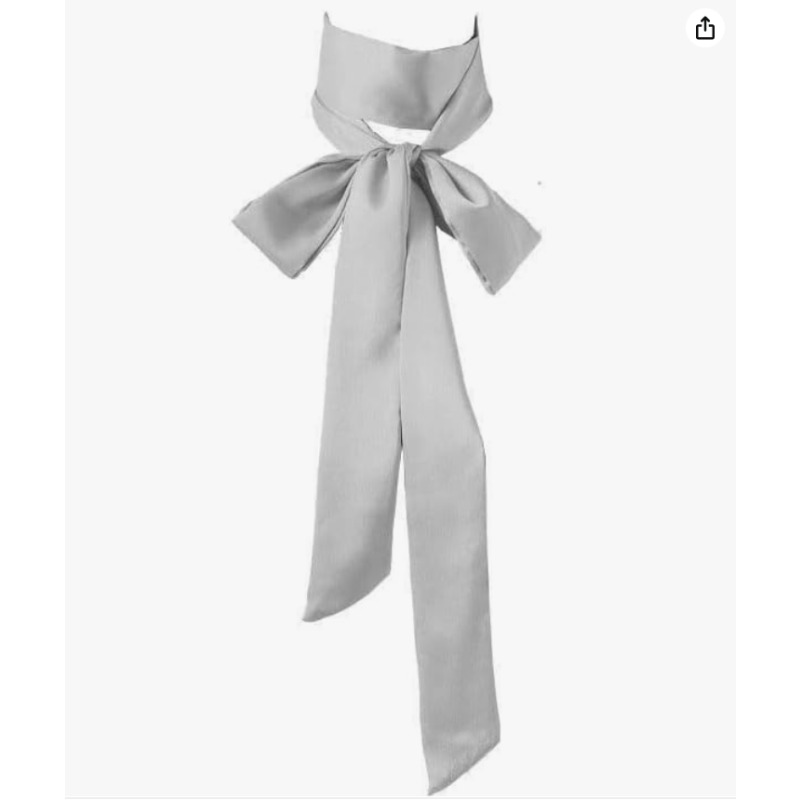 Long Thin Skinny Scarf Satin N - огляд і ціна Bridal Sash Ribbon