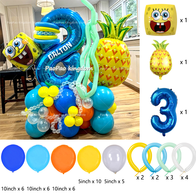 Cartoon SpongeBob Party Balloo - огляд і ціна Wedding Day Supply Kit