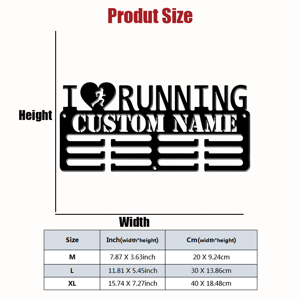 Custom I Love Running Metal Me - огляд і ціна Wedding Party Supply