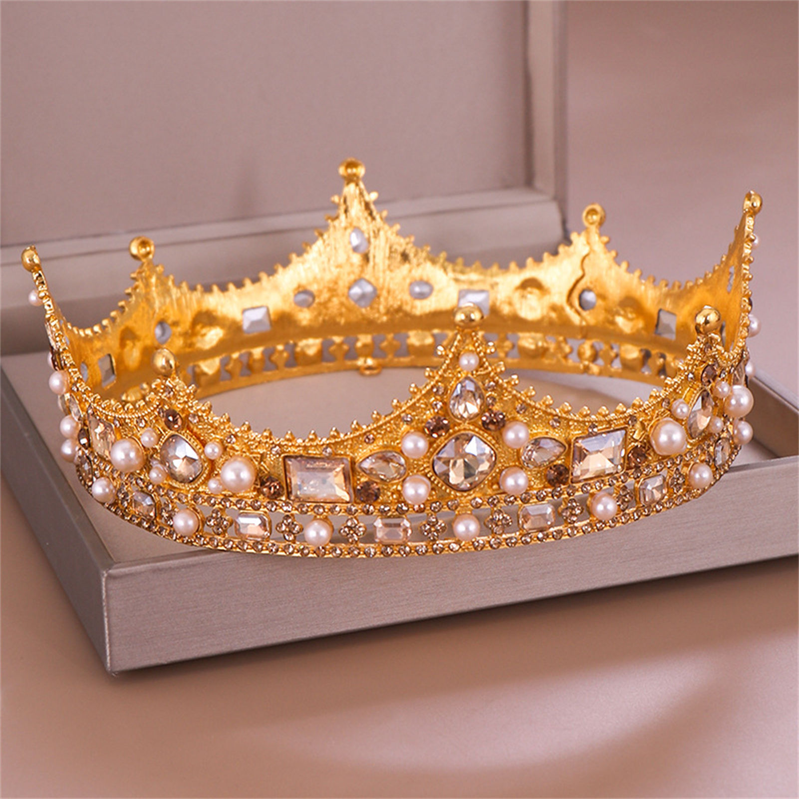 Bridal Crown Rhinestone Tiara  - огляд і ціна Wedding Party Supply