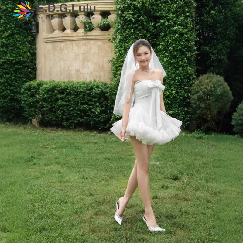 EDGLuLu Strapless Bow Elegant  - огляд і ціна Wedding Lulu